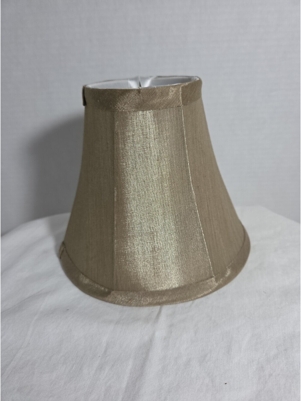 Flare Bottom Scallop Bell Clip-on Lamp Shade 5.75" Tall